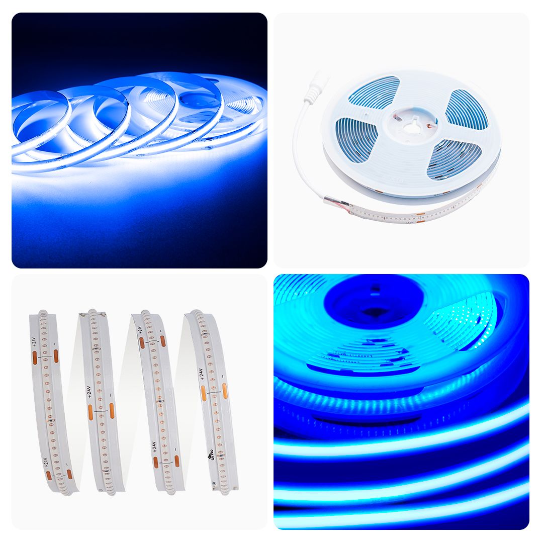 фото лента apeyron 14w/m 512led/m cob синий 5m 217оо | 220svet.ru