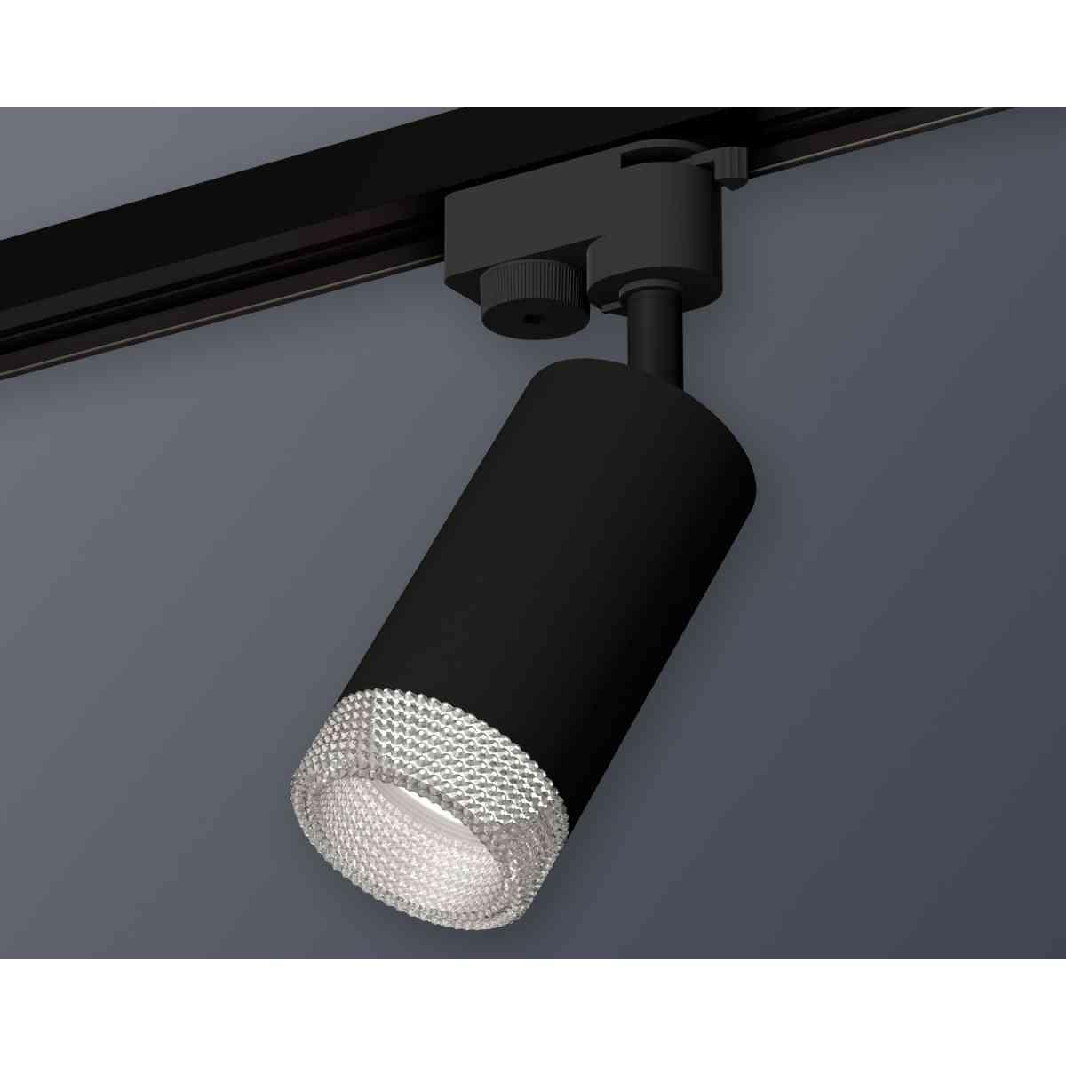 фото комплект трекового светильника ambrella light track system xt6323080 sbk/cl черный песок/прозрачный (a2521, c6323, n6150) | 220svet.ru