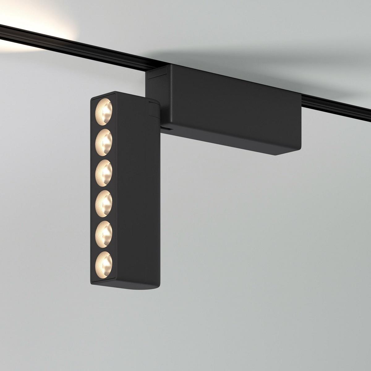фото трековый светодиодный светильник elektrostandard insight 85090/01 черный a063696 | 220svet.ru