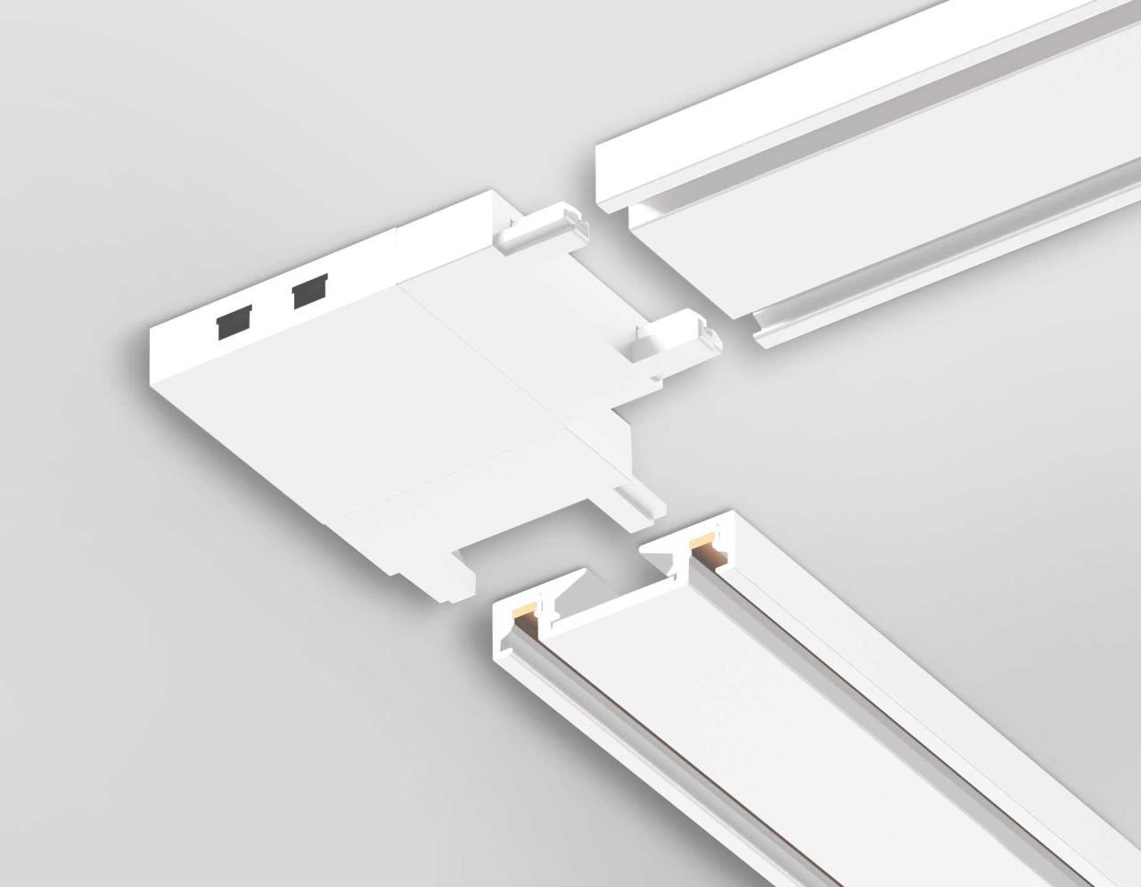 фото коннектор l-образный ambrella light track system magnetic ultra slim gv1113 | 220svet.ru