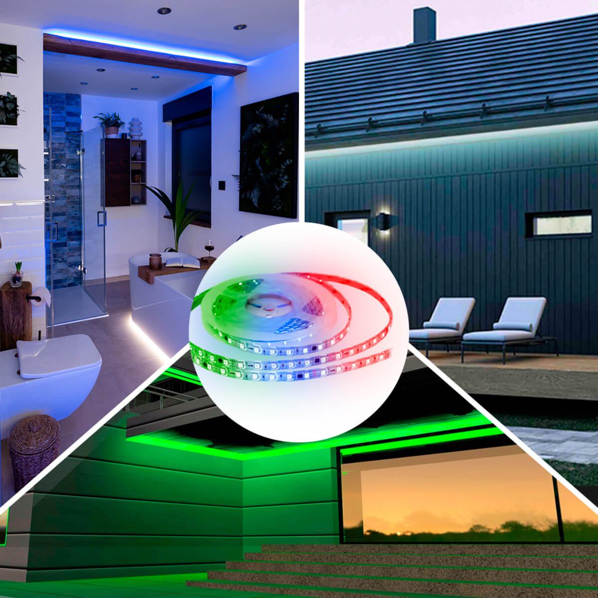 фото комплект адресной светодиодной ленты apeyron 24в 14,4вт/м smd5050 5м 10-96 | 220svet.ru