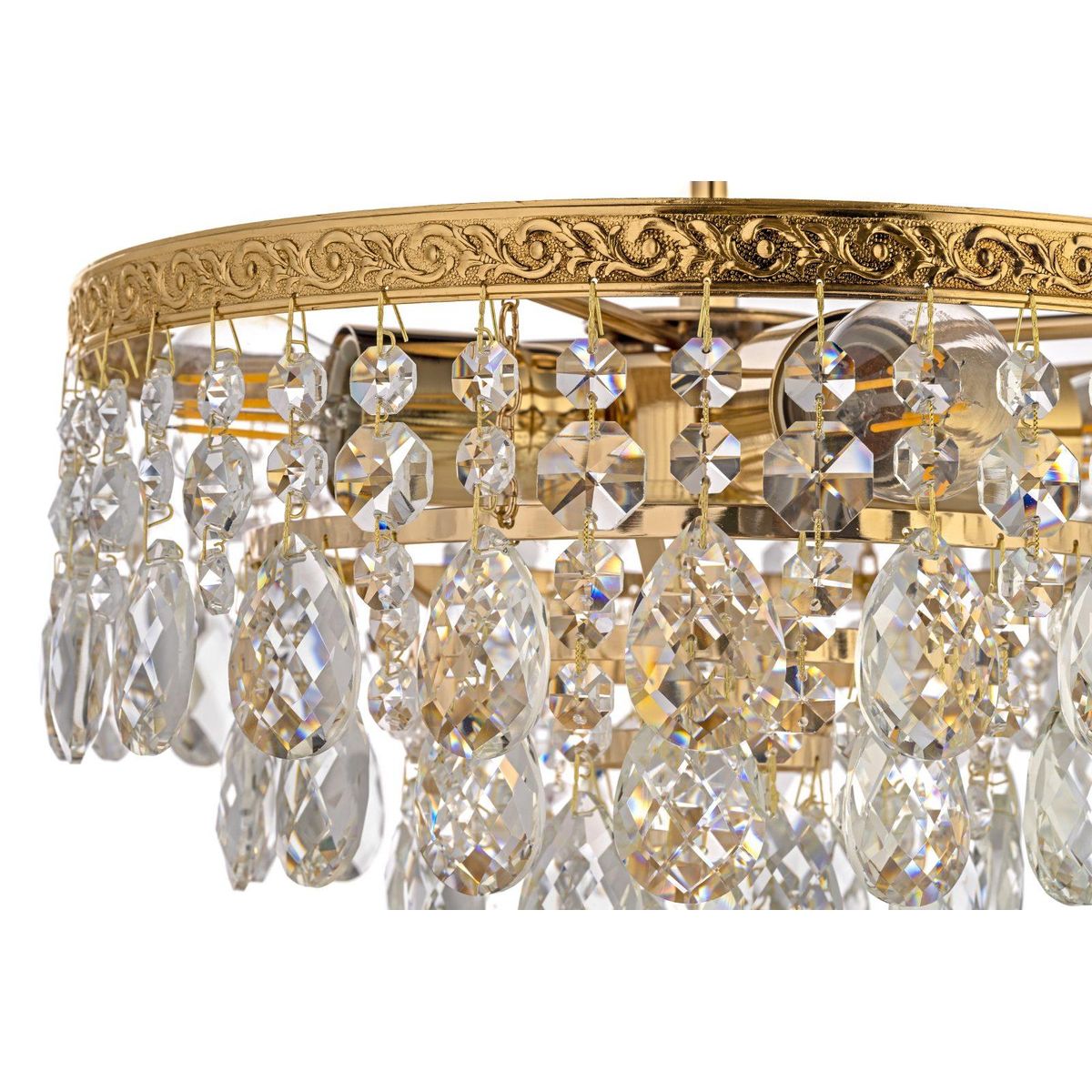 фото потолочная люстра arti lampadari castellana e 1.3.30.608 g | 220svet.ru