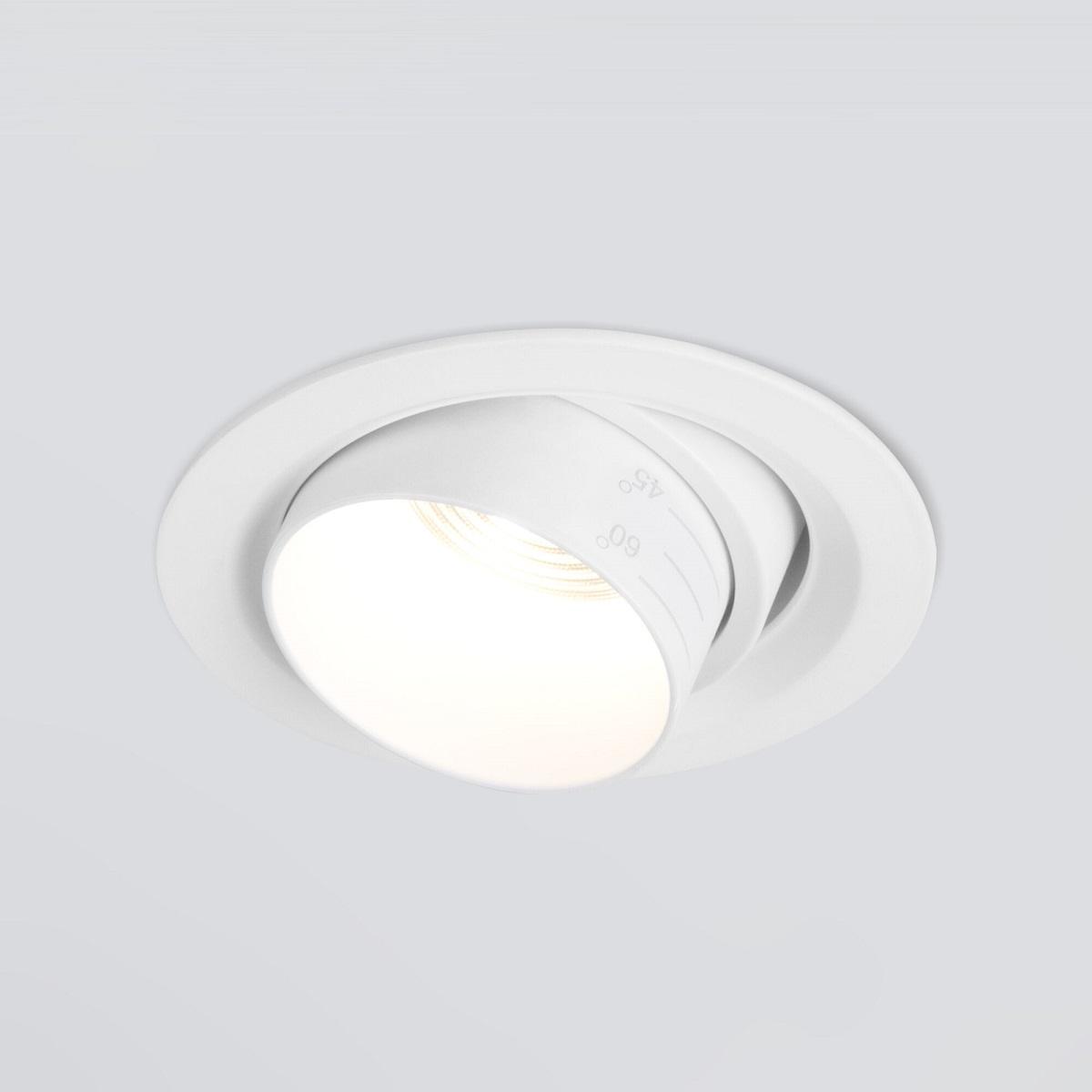 фото встраиваемый светодиодный светильник elektrostandard 9919 led 10w 3000k белый a064031 | 220svet.ru