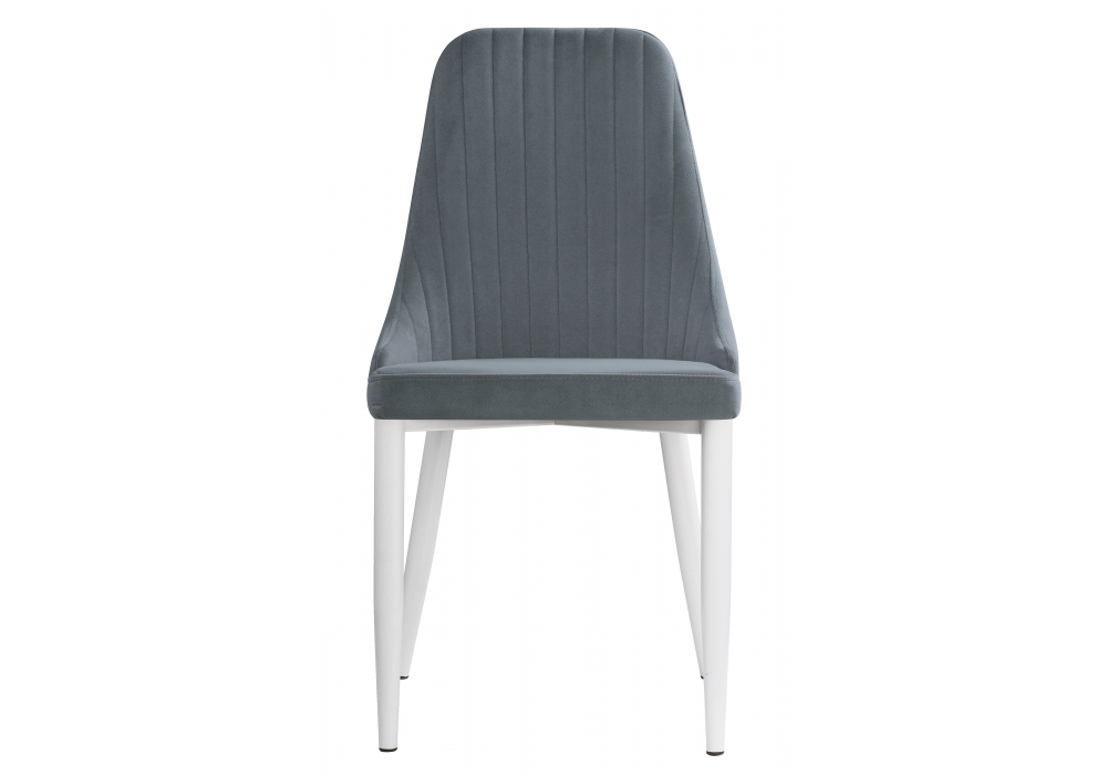 фото стул на металлокаркасе woodville kora white / gray 15221 | 220svet.ru