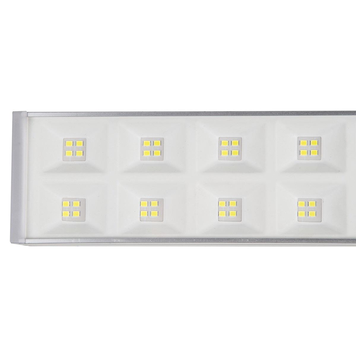 фото линейный светодиодный светильник uniel ulo-fl120c-100w/6500k/k silver linkable ul-00010830 | 220svet.ru