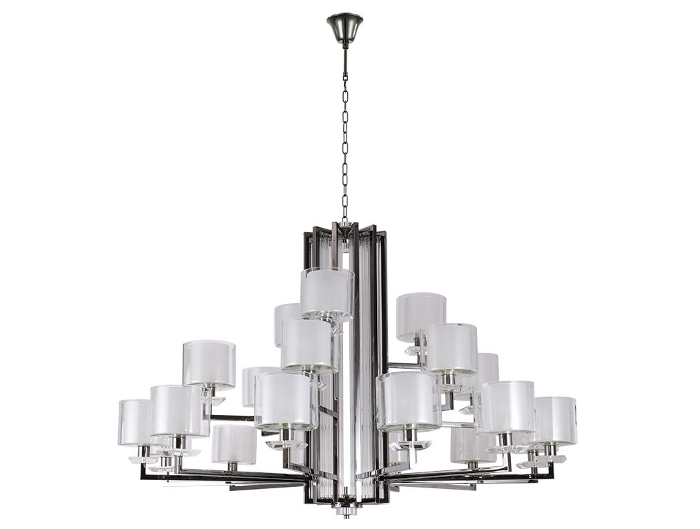 фото подвесная люстра newport alexandra 4412+6+3/c black glossy м0068531 | 220svet.ru