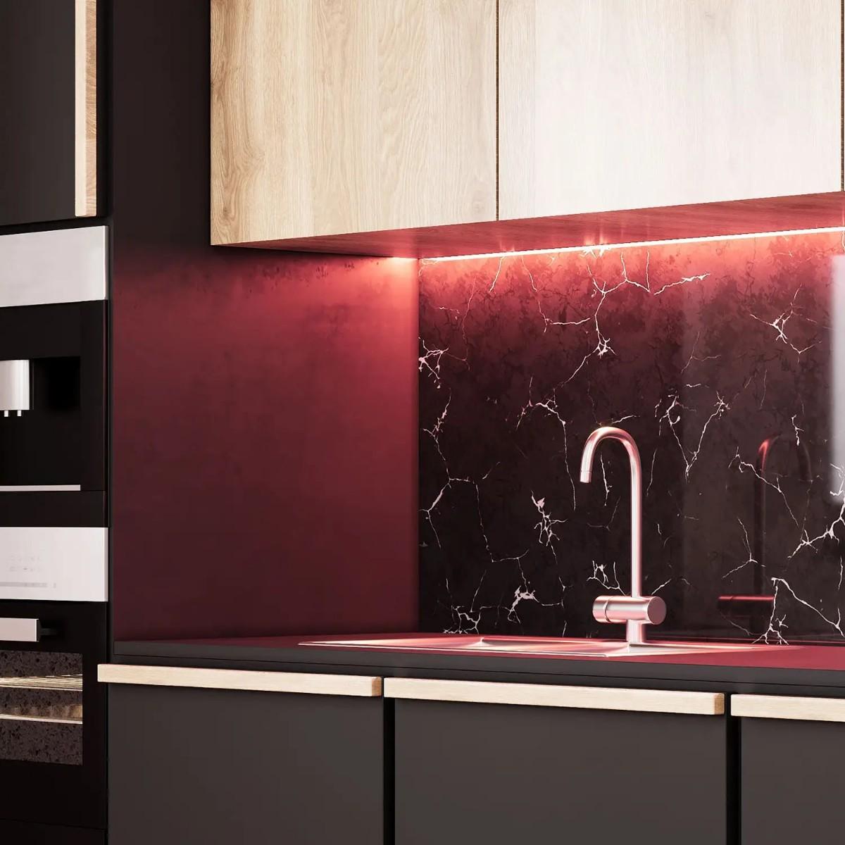 фото лента gauss 9,6w/m 120led/m 2835smd красный 3m bt066 | 220svet.ru