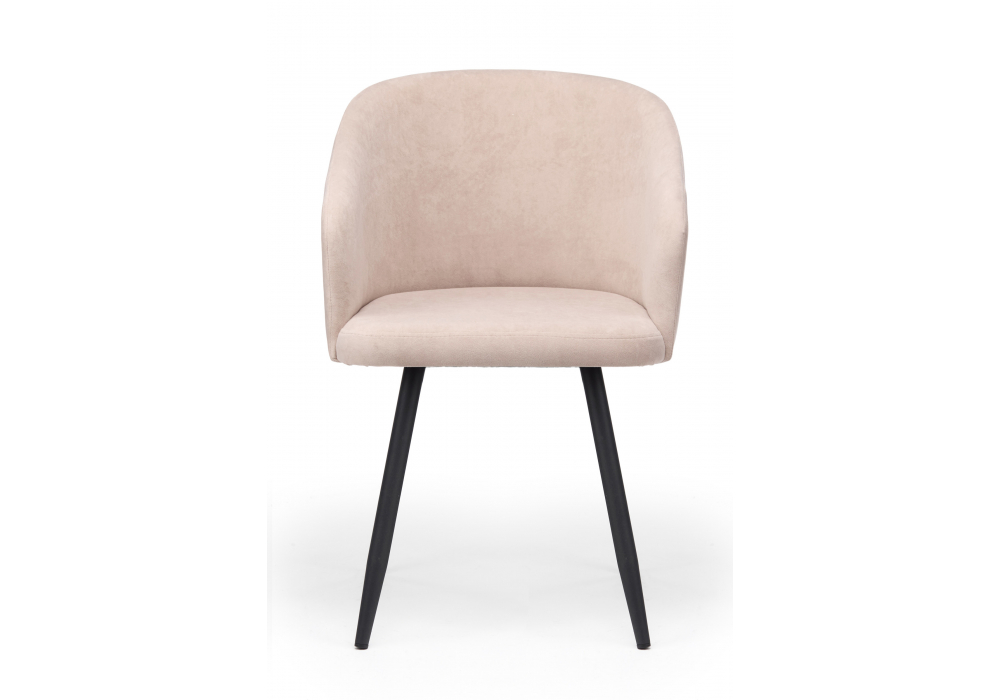 фото стул на металлокаркасе поворотный woodville монер 360 латте (glory 10) / черный 632655 | 220svet.ru