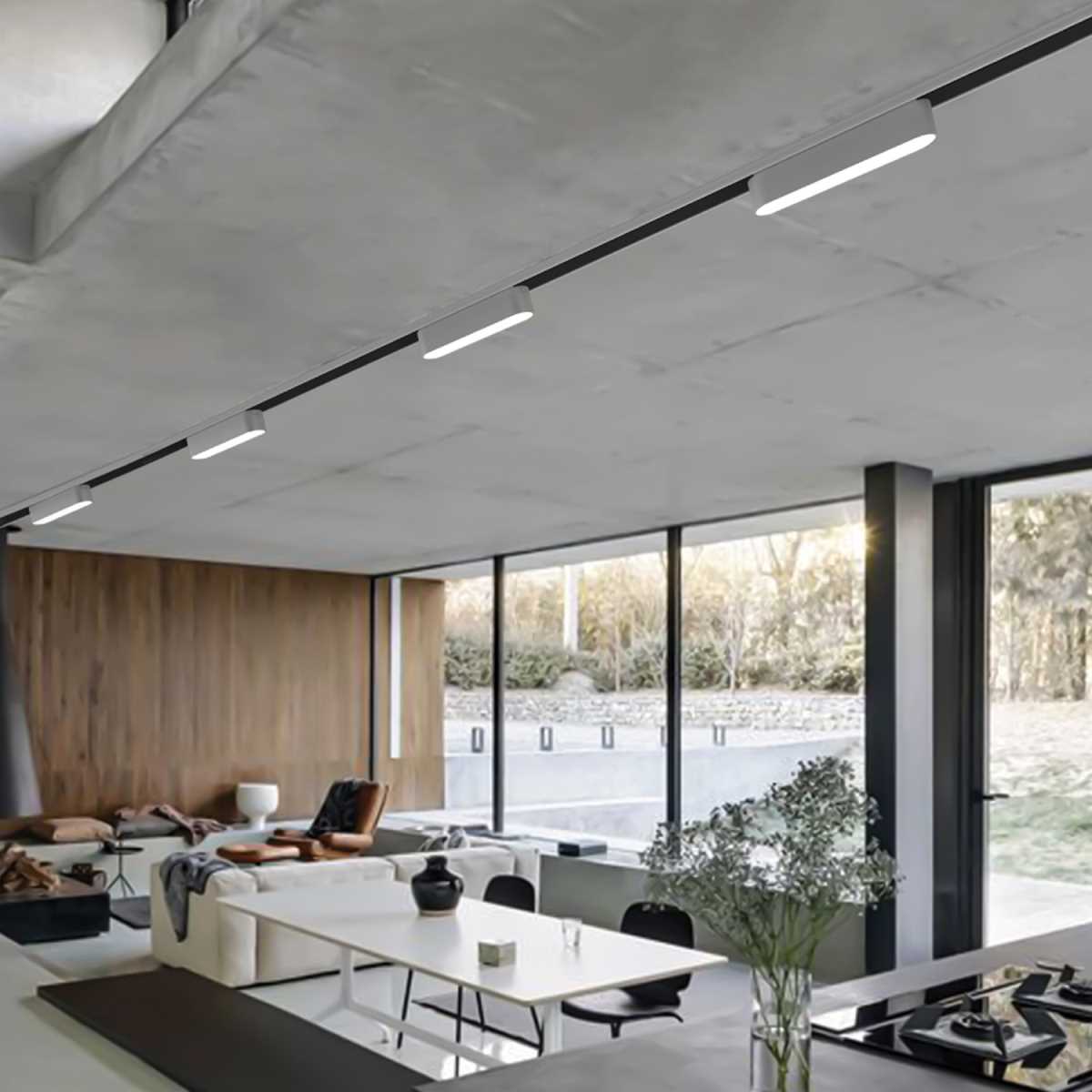 фото магнитная трековая система reluce 13001-9.3-001ur magnetic led6w bk | 220svet.ru