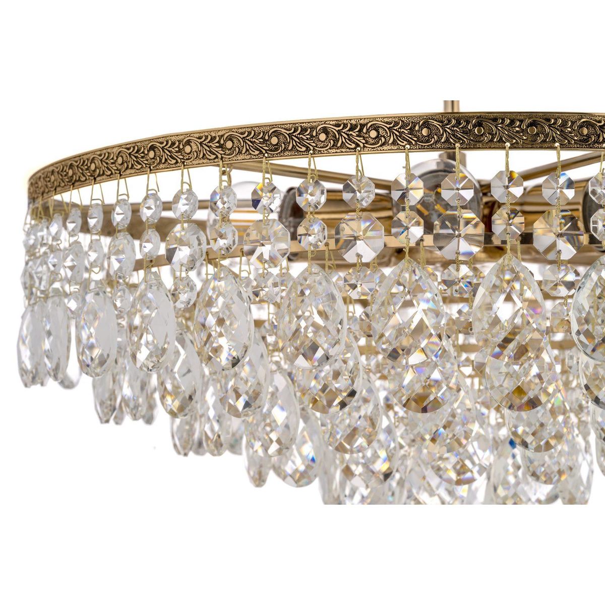 фото потолочная люстра arti lampadari castellana e 1.3.46.608 g | 220svet.ru