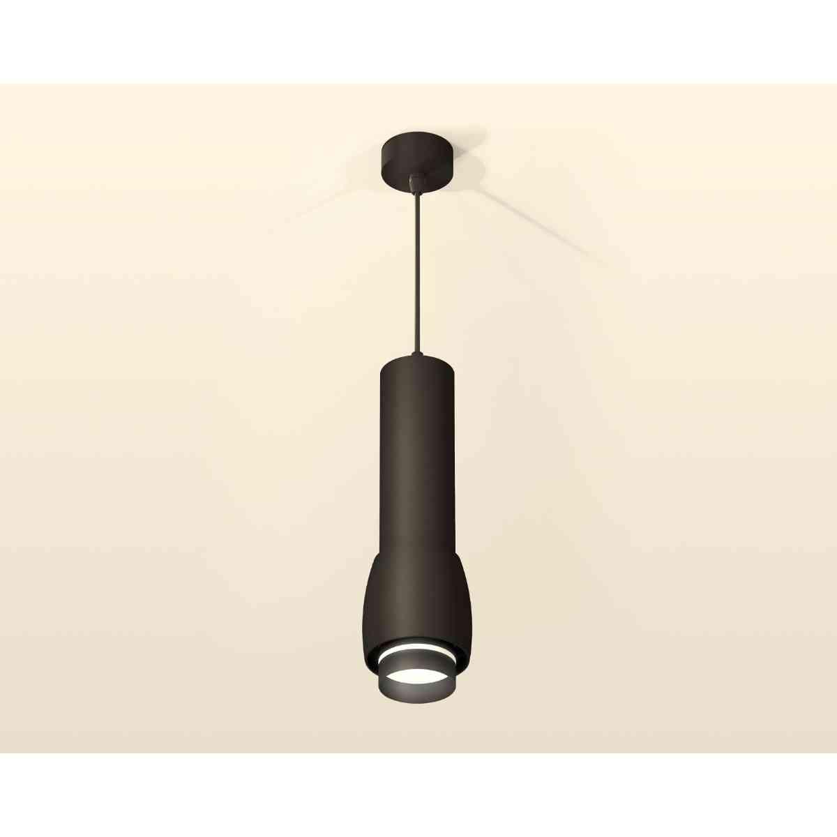 фото комплект подвесного светильника ambrella light techno spot xp1142012 sbk/fr черный песок/белый матовый (a2311, c7456, a2011, c1142, n7142) | 220svet.ru