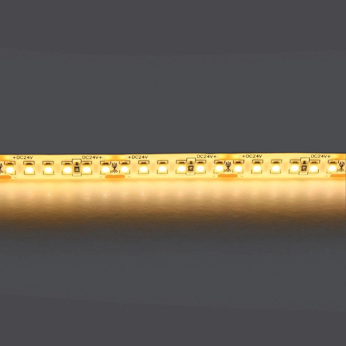 фото светодиодная влагозащищенная лента теплый белый lightstar 14w/m 180led/m 5m 421053 | 220svet.ru