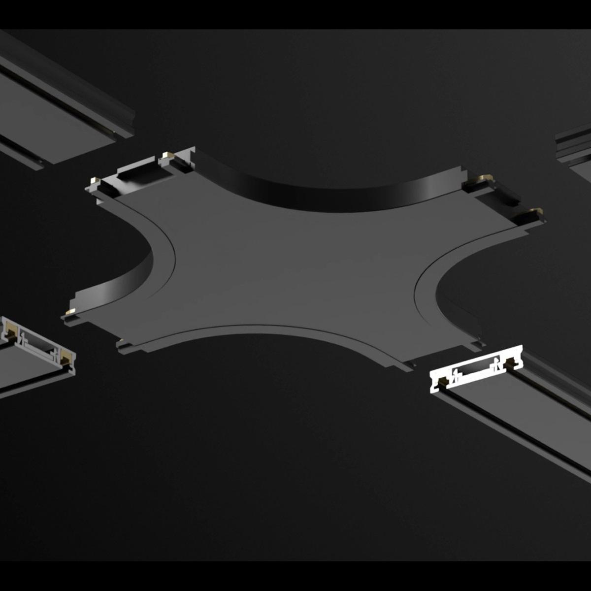 фото соединитель x-образный с токопроводом novotech shino smal 135212 | 220svet.ru