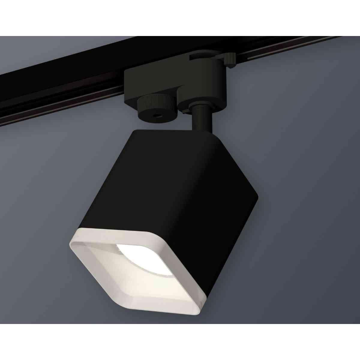 фото комплект трекового светильника ambrella light track system xt7813022 sbk/fr черный песок/белый матовый (a2521, c7813, n7755) | 220svet.ru