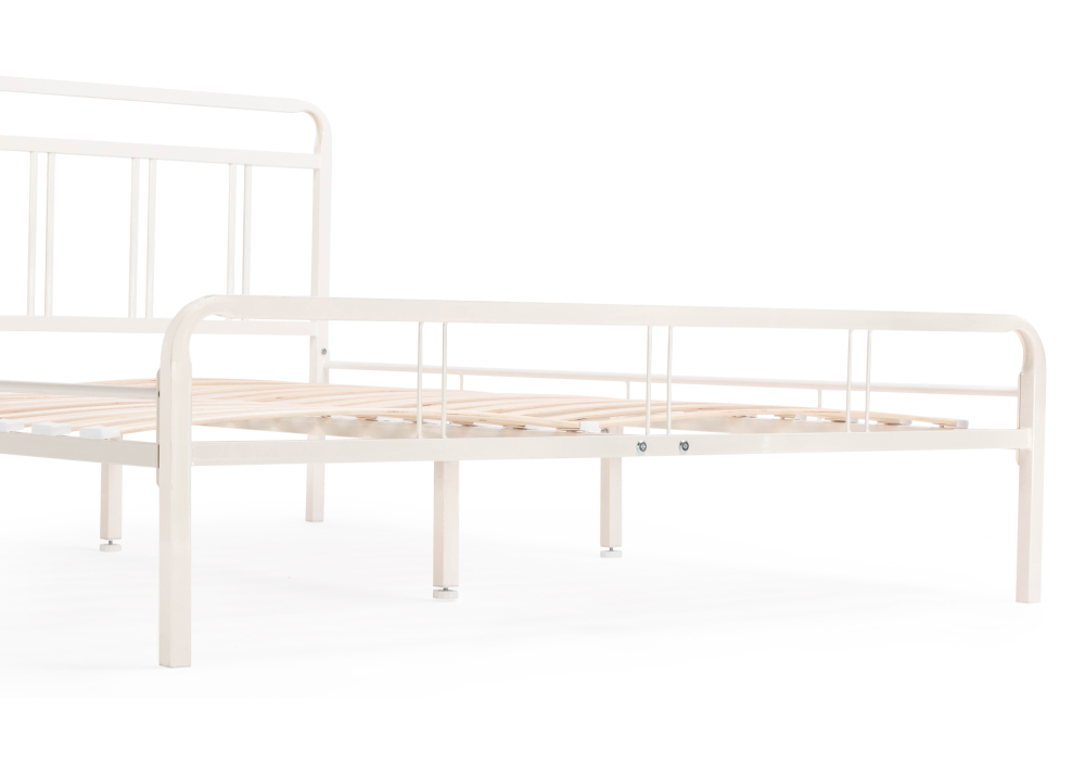 фото кровать woodville рейк 120х200 белая 403024 | 220svet.ru