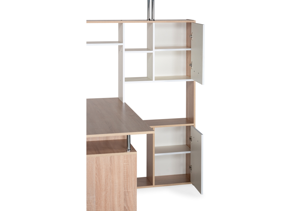 фото компьютерный стол woodville кс15 правый дуб сонома 328694 | 220svet.ru