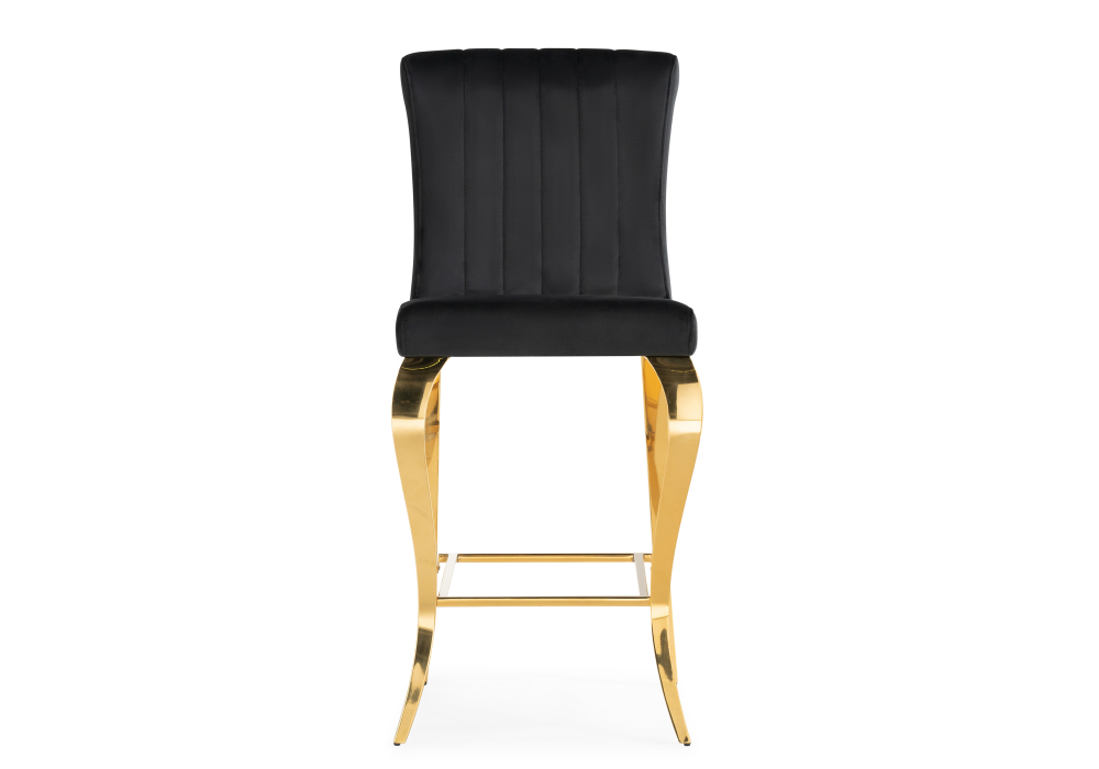 фото барный стул woodville joan black / gold 15388 | 220svet.ru