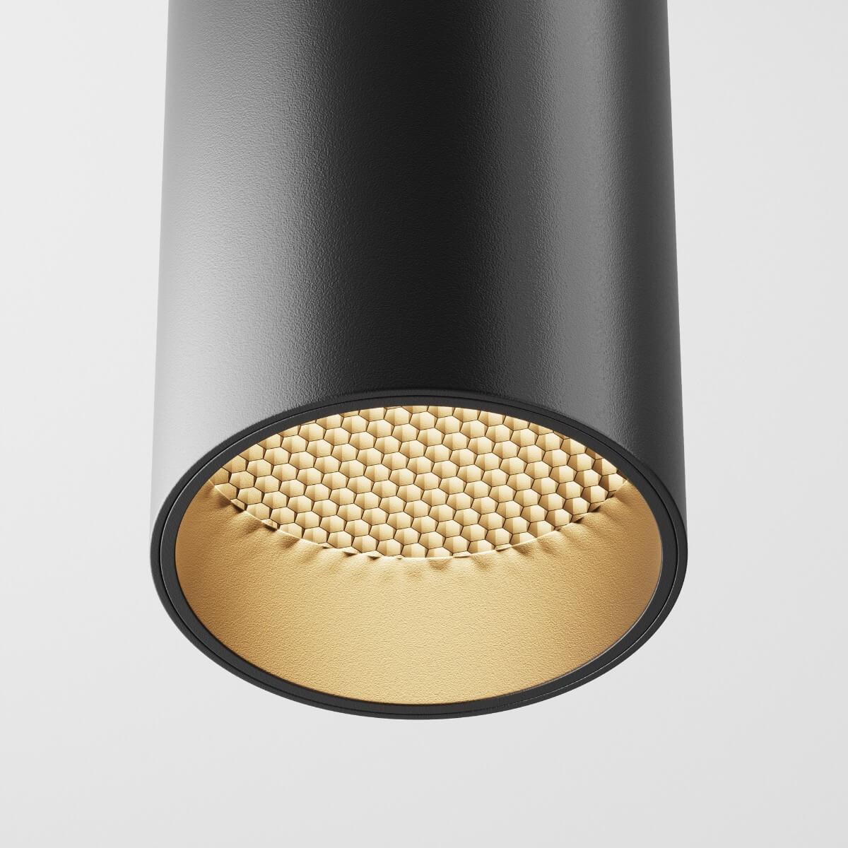 фото потолочный светодиодный светильник maytoni technical focus led c056cl-l12b3k-w-d-b | 220svet.ru