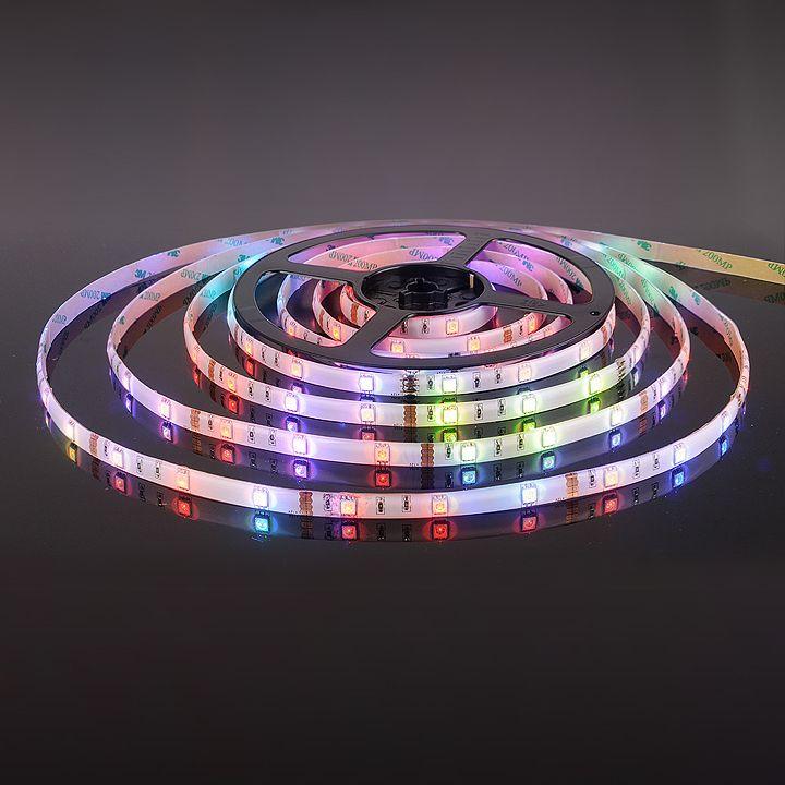 фото светодиодная лента elektrostandard 14,4w/m 60led/m 5050smd rgb 5m a052977 | 220svet.ru