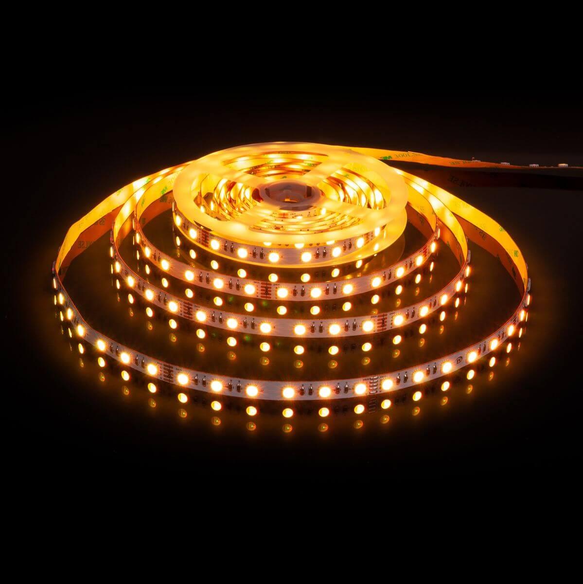 фото светодиодная лента elektrostandard 24w/m 60led/m 5050smd mix rgb/холодный белый 5m a053703 | 220svet.ru