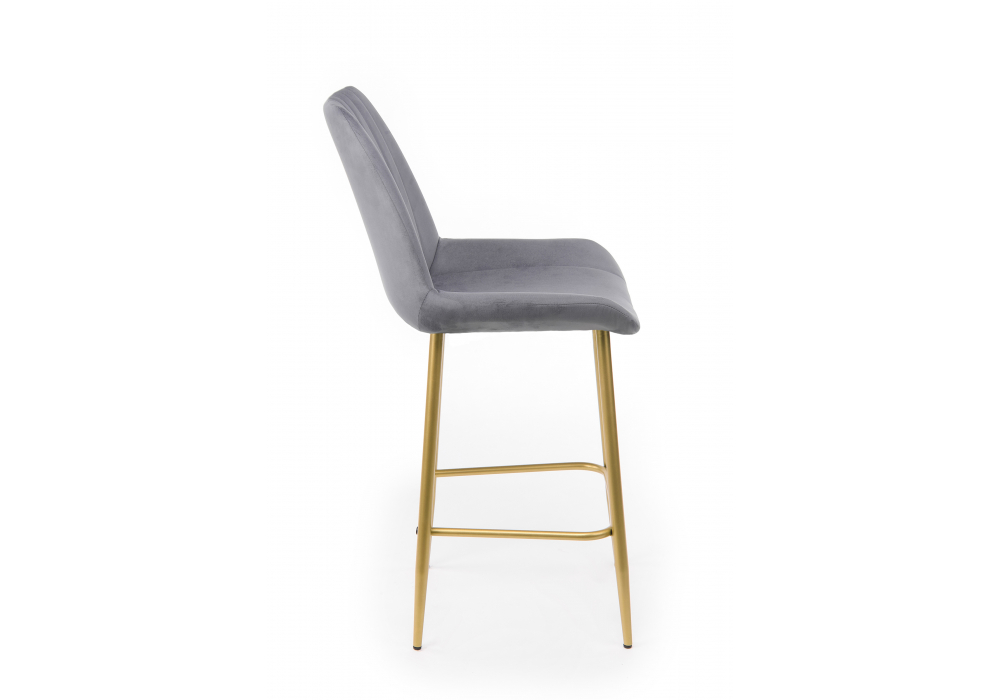 фото барный стул поворотный woodville седа 360 темно-серый (zd 995) / золотой np 632595 | 220svet.ru