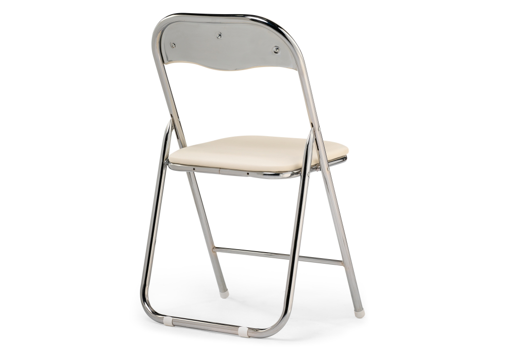 фото стул woodville fold 1 складной beige / chrome 15481 | 220svet.ru