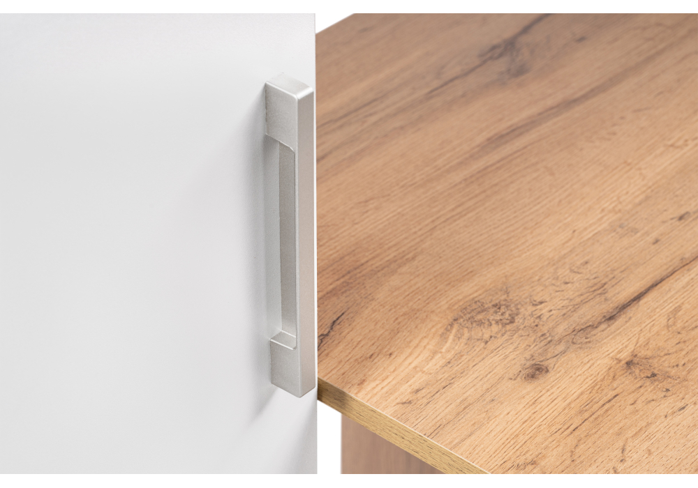 фото стол woodville лайт 03.243 дуб золотой/ белый премиум 318819 | 220svet.ru