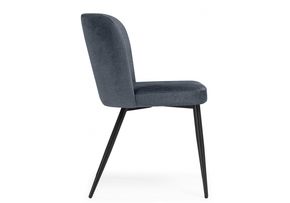 фото стул на металлокаркасе woodville kilian dark gray / black 15846 | 220svet.ru