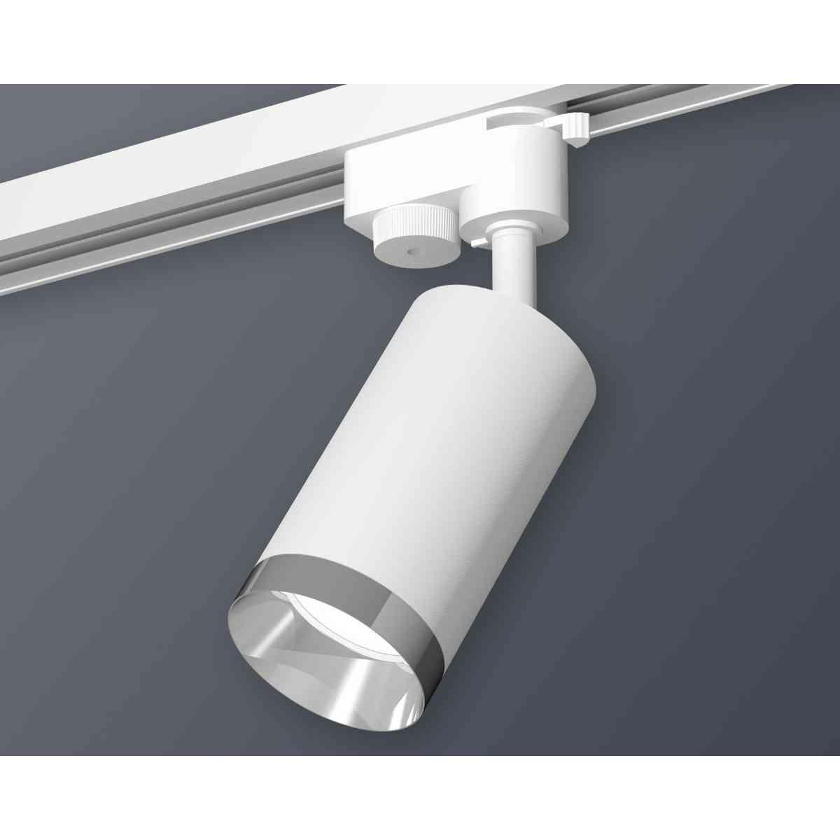 фото комплект трекового светильника ambrella light track system xt6322062 swh/psl белый песок/серебро полированное (a2520, c6322, n6132) | 220svet.ru