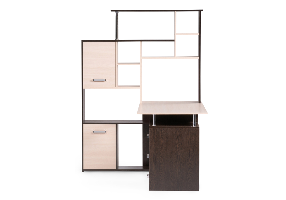 фото компьютерный стол левый woodville кс-15 дуб молочный 295293 | 220svet.ru