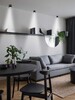 Миниатюра фото накладной cветильник эра ol8 gx53 bk/sl черный/серебро б0048540 | 220svet.ru