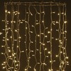 Миниатюра фото гирлянда занавес облегченный 2 x 1 м тепло-белый 220в, 200 led, провод прозрачный пвх, ip54 ltc pcl200not-10-2ww | 220svet.ru