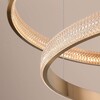 Миниатюра фото подвесной светодиодный светильник с пультом управления eurosvet posh 90175/5 медный | 220svet.ru