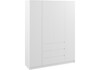 Миниатюра фото шкаф woodville мадера лдсп белый 520852 | 220svet.ru