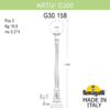 Миниатюра фото садово-парковый фонарь fumagalli artu/g300 g30.158.000.vye27 | 220svet.ru