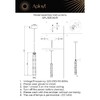 Миниатюра фото подвесной светодиодный светильник aployt dzhosi apl.326.06.01 | 220svet.ru