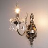 Миниатюра фото бра с хрусталем eurosvet elisha 3281/1 бронза | 220svet.ru