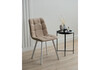 Миниатюра фото стул на металлокаркасе woodville чилли бежевый / белый 631632 | 220svet.ru