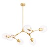Миниатюра фото подвесная люстра arte lamp yuka a4103sp-6go | 220svet.ru