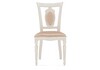 Миниатюра фото стул деревянный лино молочный / ромб 02 | 220svet.ru