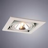 Миниатюра фото встраиваемый светильник arte lamp cardani semplice a5949pl-1wh | 220svet.ru