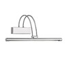 Миниатюра фото подсветка для зеркал ideal lux bow ap d46 cromo | 220svet.ru