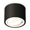 Миниатюра фото комплект накладного светильника ambrella light techno spot xs7511001 sbk/swh черный песок/белый песок (c7511, n7001) | 220svet.ru