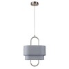 Миниатюра фото подвесной светильник indigo borsa 13024/1p nickel v000438 | 220svet.ru