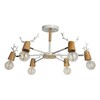 Миниатюра фото люстра на штанге loft it sven 10024/6 white | 220svet.ru