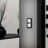 Миниатюра фото выключатель двухклавишный с подсветкой werkel hammer белые w1220101 | 220svet.ru