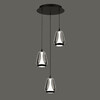 Миниатюра фото подвесной светодиодный светильник delight collection md24001011-3a black/smoky | 220svet.ru