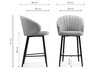 Миниатюра фото барный стул woodville бэнбу marseille 13 / черный 622935 | 220svet.ru