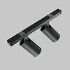 Миниатюра фото трековый магнитный светодиодный светильник maytoni focus duo basity tr176-1-2x5wtw-m-b | 220svet.ru