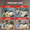 Миниатюра фото настольная лампа аккумуляторная эра nled-512-6w-bk б0057208 | 220svet.ru